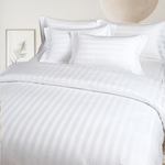 HOUSSE DE COUETTE — Satin Rayé 80s×80s T/C