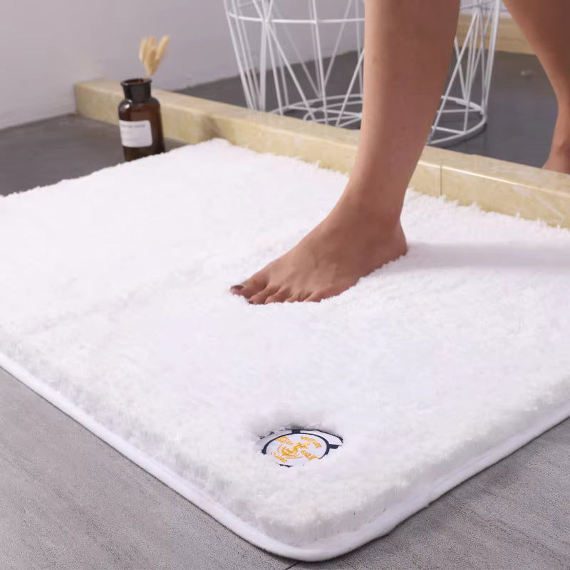 Tapis bain hôtelier antidérapant qualité palace 100% coton Maroc